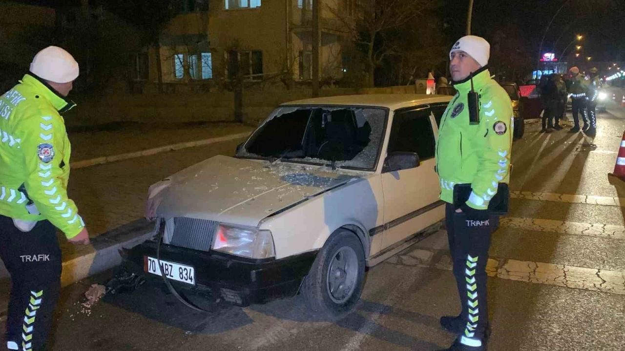 Kazaya karışan sürücü, aracı ile yaralıyı bırakarak kaçtı