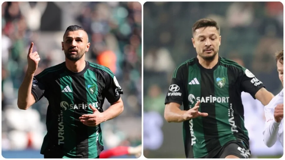 Kocaelispor, Serdar Dursun ve Ahmet O�uz'a veda etti