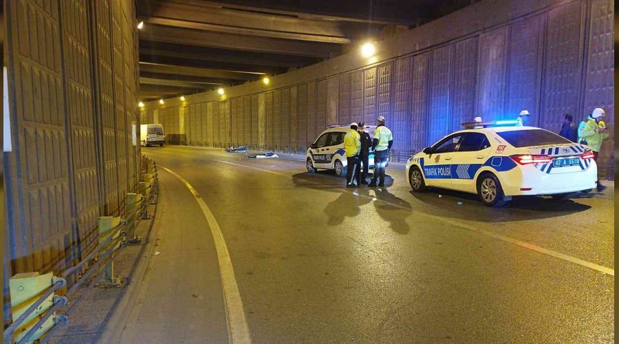 Kontrolden çıkan motosiklet takla attı: 1 ölü