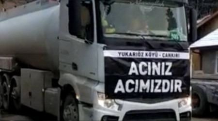 Ky halkndan 25 bin litre mazot yardm
