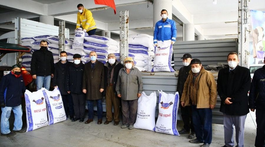 Küçük üreticiye yem desteği