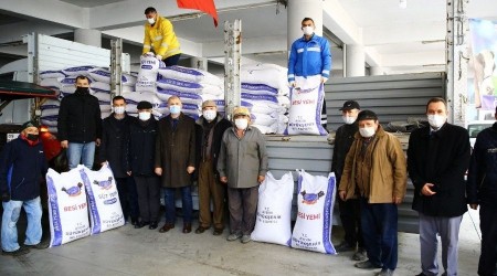 Küçük üreticiye yem desteği