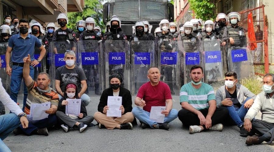 K���k�ekmece'de tahliye gerginli�i