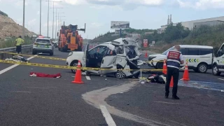 Kuzey Marmara Otoyolu'nda feci kaza