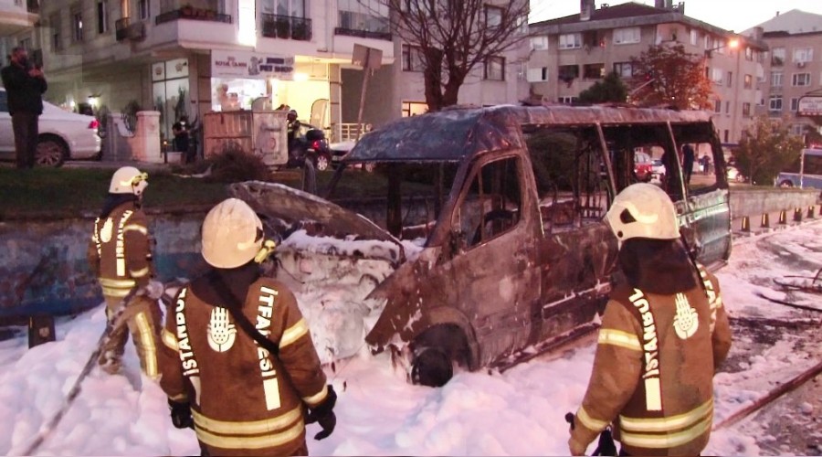 Maltepe'de minibs alev alev yand