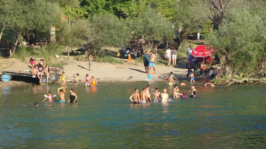 Manavgat Irmağı'nda tehlikeli serinlik