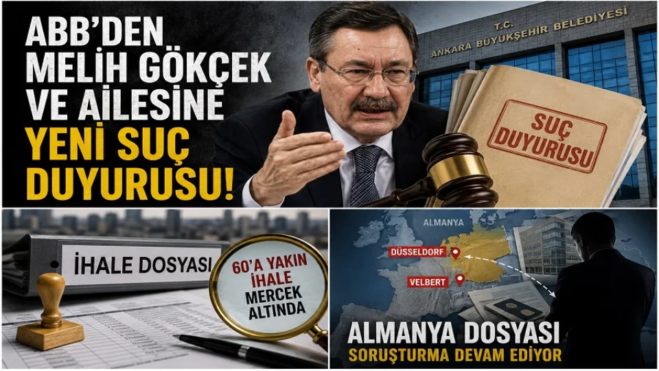 Melih Gökçek ve Ailesi hakkında yeni suç duyurusu