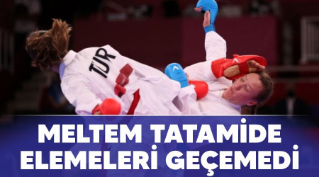 Meltem tatamide elemeleri geçemedi