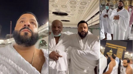 Mike Tyson, ünlü DJ Khaled ile umre yaptı
