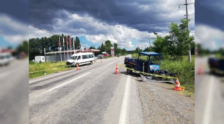 Minibüs ile patpat çarpıştı: 1 ölü