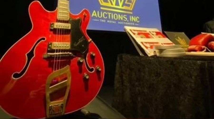 Presley�in gitar�na rekor fiyat