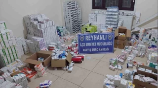 Reyhanlı'da 10 bin kutu sahte ilaç serum ve merhem ele geçirildi