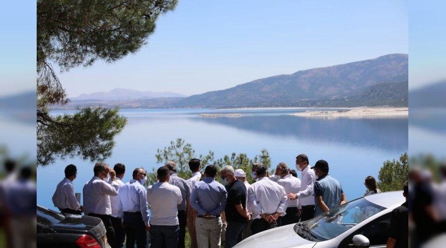 Salda Gölü'nde alan çalışması