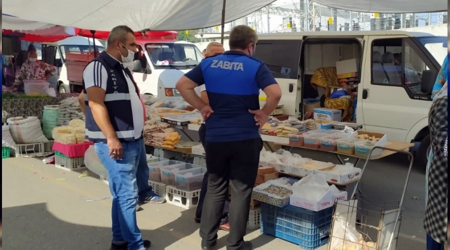 Semt pazarlarında korona tedbirleri