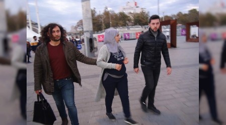 Suriyeli hrsz Taksim'de yakaland