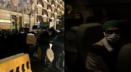 Taciz ihbarına gittiler kaçak göçmenleri yakaladılar