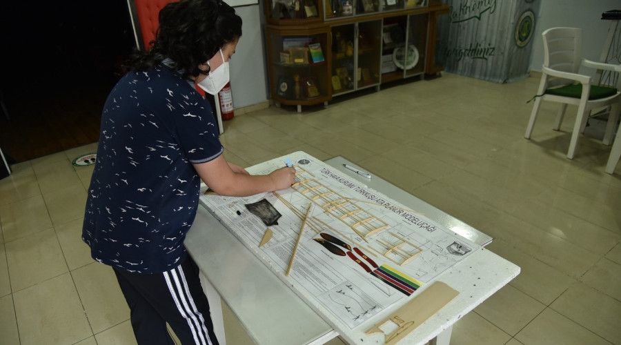 THK Giresun �ubesi taraf�ndan model u�ak e�itimi veriliyor