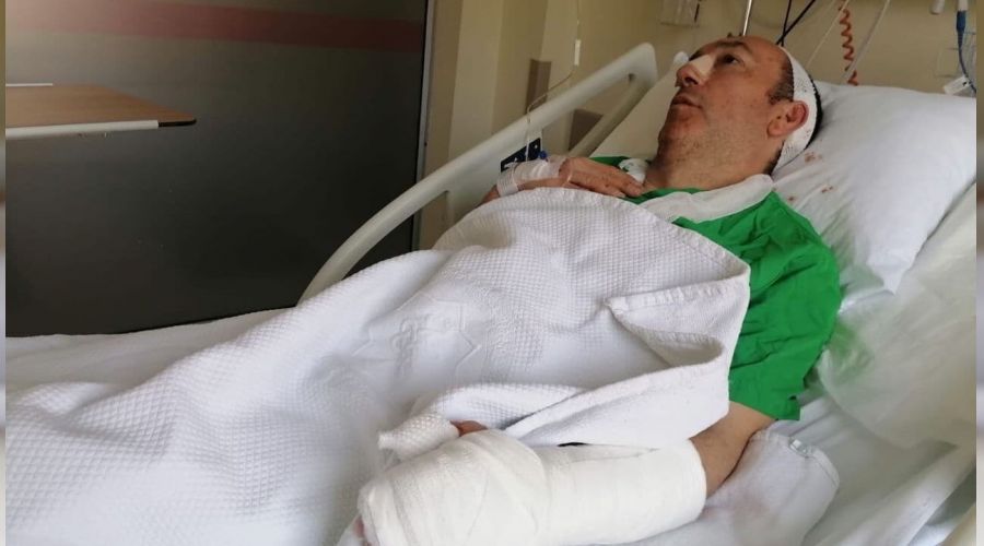 Tokat'ta 'g�r�lt�' kavgas�nda profes�r hastanelik oldu