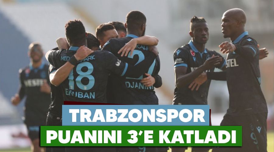 Trabzonspor puan�n� 3'e katlad�