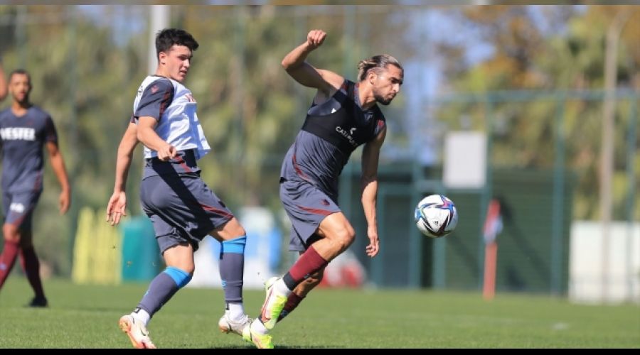 Trabzonspor'da haz�rl�klar s�r�yor