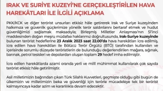 TSK bölücü terör örgütünün 29 hedefini imha etti
