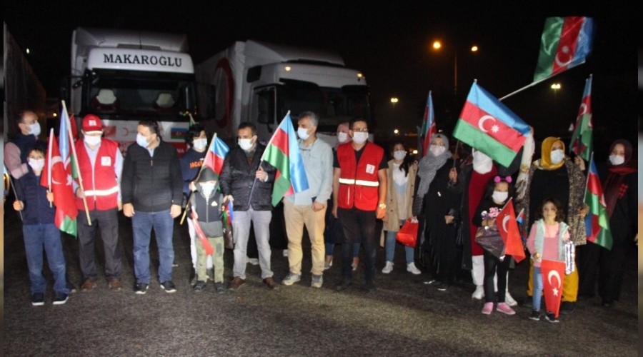 T�rkiye'den Azerbaycan'a 11 t�r yard�m