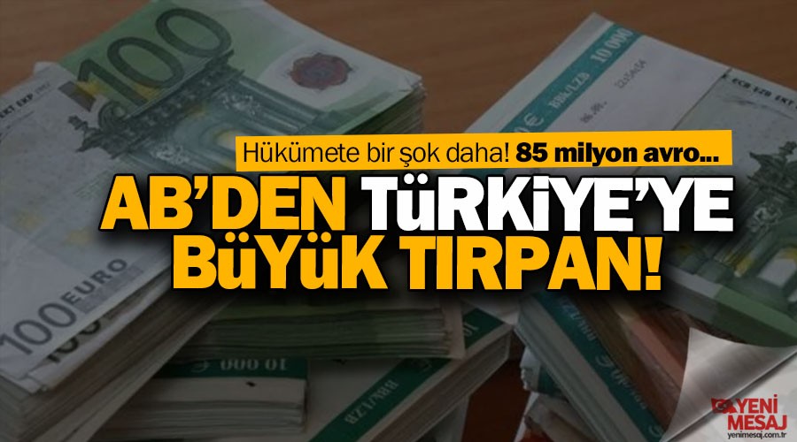 T�rkiye'ye yard�ma Avrupa'dan t�rpan