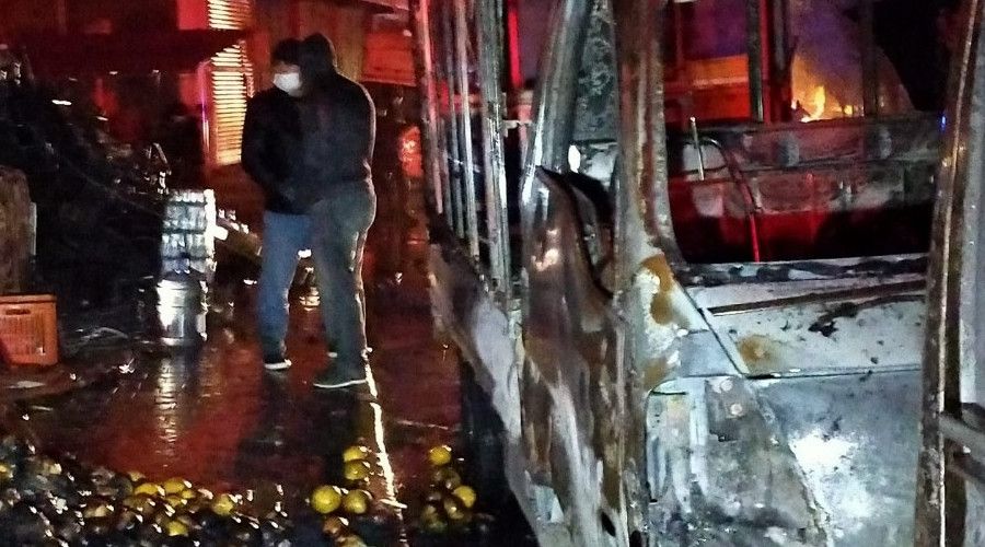 Tuzla'da doğalgaz kutusunda patlama meydana geldi