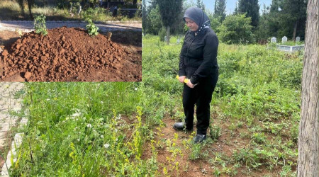 Vefat eden çocuklarının mezarını paylaşamadılar