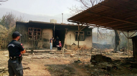 Yangından acı haber
