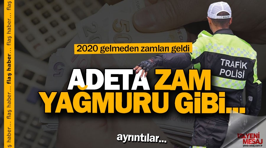 Y�l gelmeden zamlar� geldi