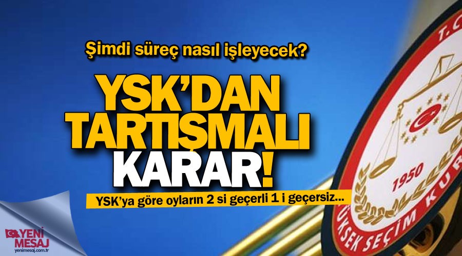 YSK'dan seim karar... imdi ne olacak ?