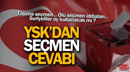 YSK'dan Suriyeli ve l semen aklamas