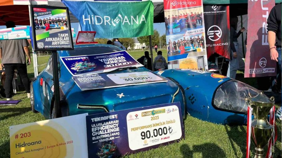 1 metreküp hidrojenle 378 kilometre giden araç yaptılar