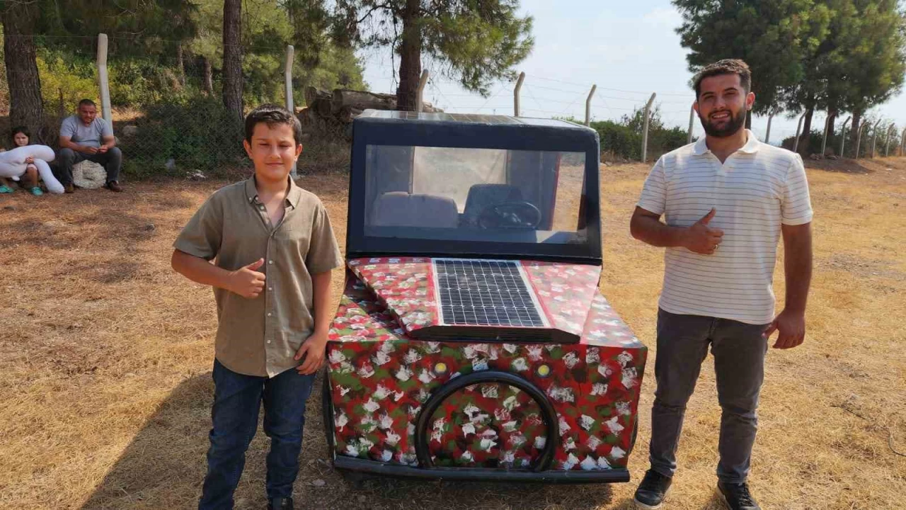 13 yaşında, güneş enerjisi ile çalışan arazi aracı yaptı