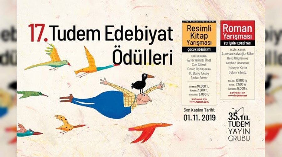 17. Tudem Edebiyat �d�lleri i�in ba�vurular ba�lad�!