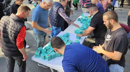 29.Yeşil İhsaniye Elma Festivali'nde 2 ton elma dağıtıldı