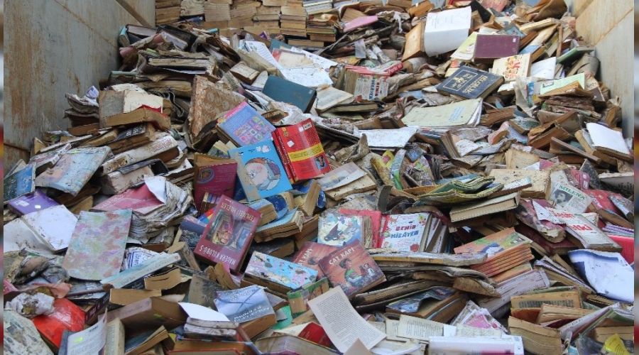 35 bin adet kitap sel sularna teslim oldu