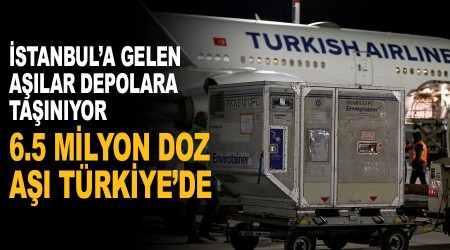  6,5 milyon doz a Trkiye'de