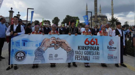 661. Tarihi Kırkpınar Yağlı Güreşleri Festivali başladı