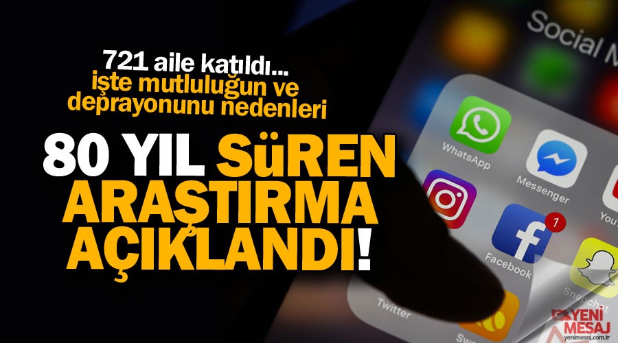 80 y�l s�ren ara�t�rman�n sonu�lar� a��kland�