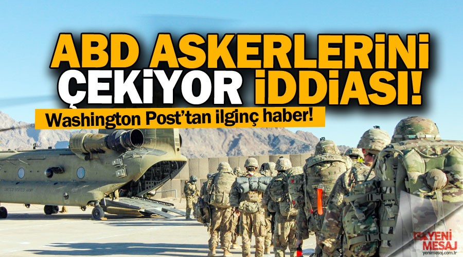 ABD Afganistan'dan askerlerini çekiyor mu?