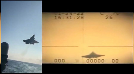 ABD, düşen F-35 uçağını denizden çıkarmaya çalışıyor