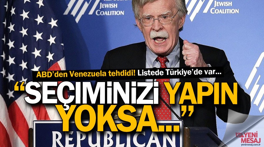 ABD'den Venezuela ordusuna çengel