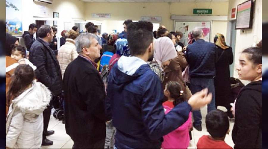 Acil servisler a��r� yo�un