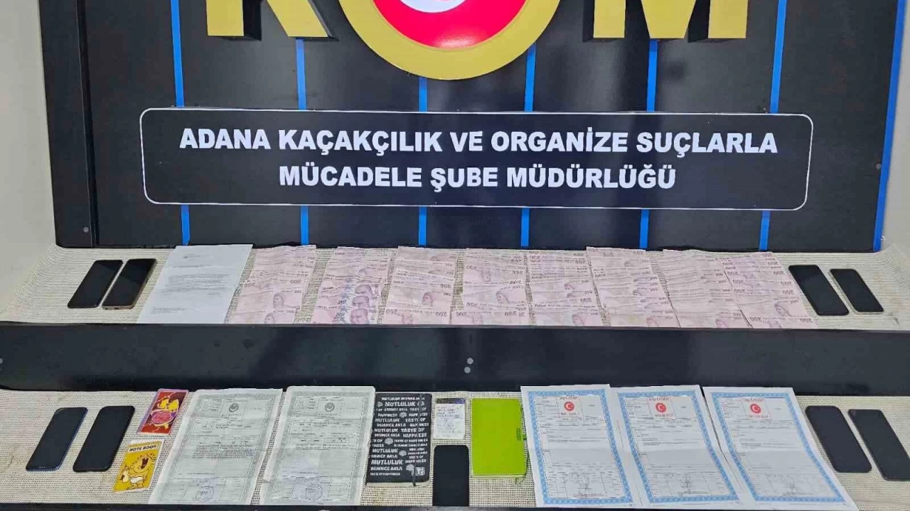 Adana'da tefeci operasyonu: 3 tutuklama
