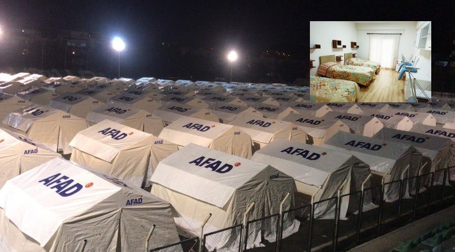 "Afetzedelerimiz i�in yer s�k�nt�m�z yok"