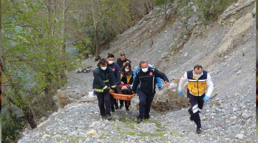Alman turist ATV ile uçuruma yuvarlandı