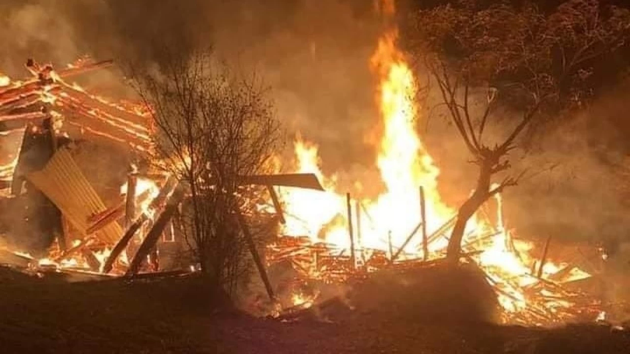 Ankara'da yangn: 2 l, 1 yaral