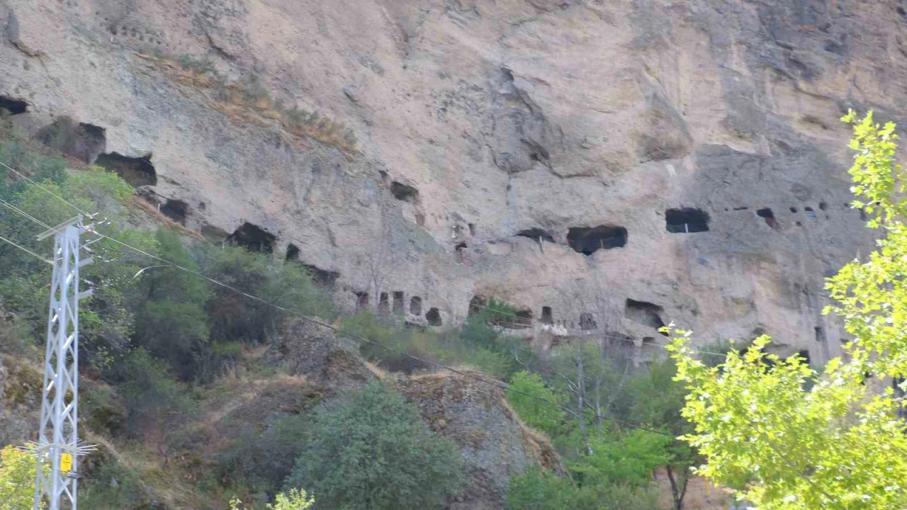 Ankara'daki tarihi nn Maaralar havadan grntlendi